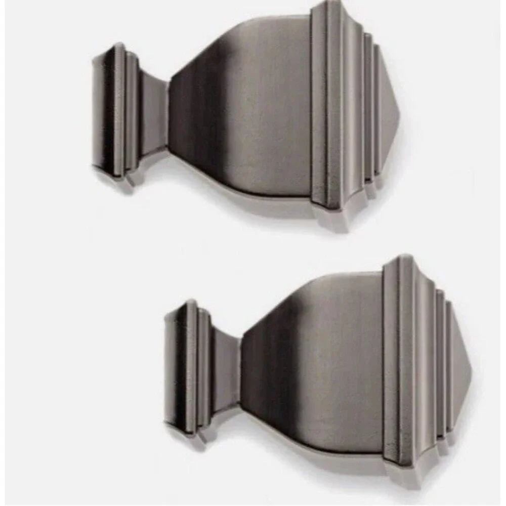 Cambria Classic Finials Satin Black For Drapery Rods and Holdbacks